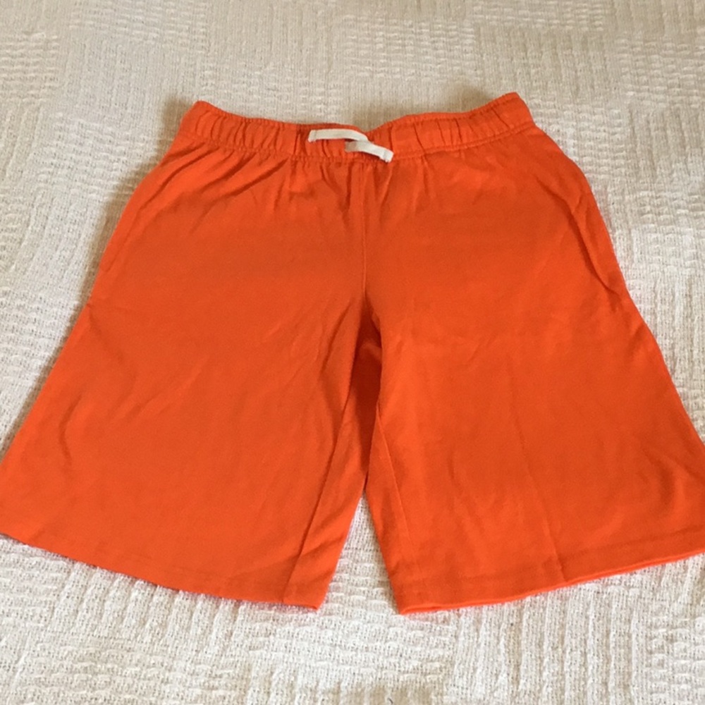 NWOT boys size XL14 orange shorts 100% cotton.